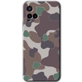 Vivo Y21 Kamuflaj 11 Baskılı Uyumlu Silikon Kılıf