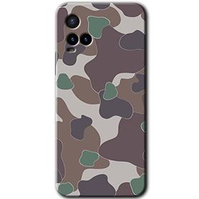 Vivo Y21 Kamuflaj 11 Baskılı Uyumlu Silikon Kılıf