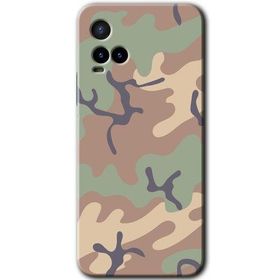 Vivo Y21 Kamuflaj 29 Baskılı Uyumlu Silikon Kılıf