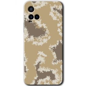 Vivo Y21 Kamuflaj 33 Baskılı Uyumlu Silikon Kılıf