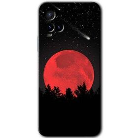 Vivo Y21 Kanlı Ay Baskılı Uyumlu Silikon Kılıf