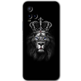 Vivo Y21 King Lion Baskılı Uyumlu Silikon Kılıf