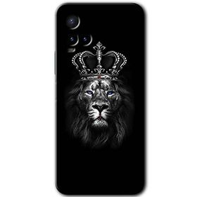 Vivo Y21 King Lion Baskılı Uyumlu Silikon Kılıf