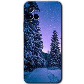 Vivo Y21 Kış Manzarası Baskılı Uyumlu Silikon Kılıf