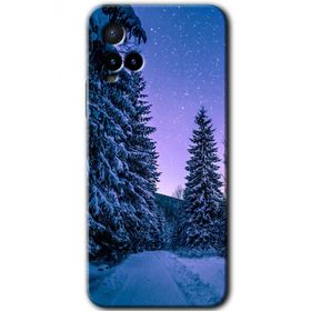 Vivo Y21 Kış Manzarası Baskılı Uyumlu Silikon Kılıf