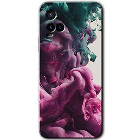 Vivo Y21 Liquid Cloud Baskılı Uyumlu Silikon Kılıf