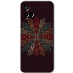 Vivo Y21 Mandala Patterns Kaleidoscope Baskılı Uyumlu Silikon Kılıf