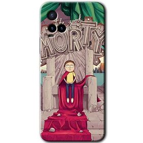 Vivo Y21 Morty Baskılı Uyumlu Silikon Kılıf