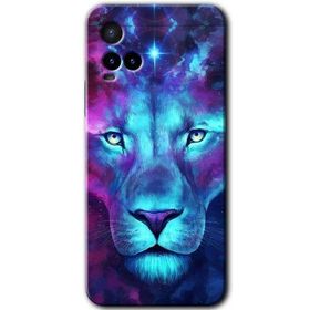 Vivo Y21 Neon Lion Baskılı Uyumlu Silikon Kılıf