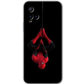 Vivo Y21 Örümcek Adam Baskılı Uyumlu Silikon Kılıf