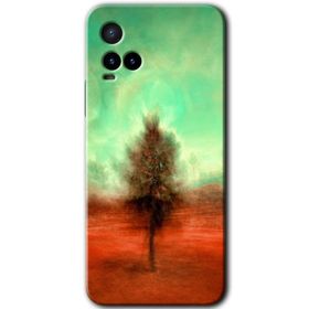 Vivo Y21 Outlines Paint Baskılı Uyumlu Silikon Kılıf