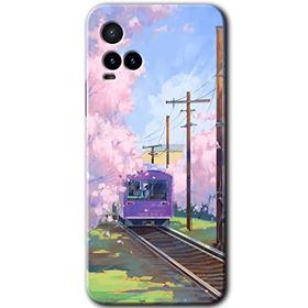 Vivo Y21 Rails Paint Baskılı Uyumlu Silikon Kılıf