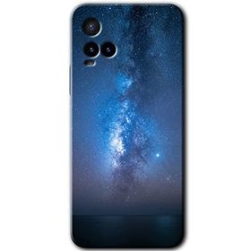 Vivo Y21 Samanyolu Baskılı Uyumlu Silikon Kılıf