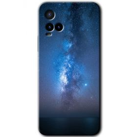 Vivo Y21 Samanyolu Baskılı Uyumlu Silikon Kılıf