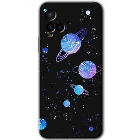 Vivo Y21 Samanyolu Galaksi Baskılı Uyumlu Silikon Kılıf