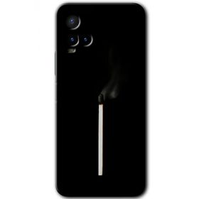 Vivo Y21 Sönmüş Kibrit Baskılı Uyumlu Silikon Kılıf