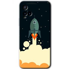 Vivo Y21 Space Smoke Baskılı Uyumlu Silikon Kılıf