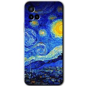Vivo Y21 Starry Night Baskılı Uyumlu Silikon Kılıf