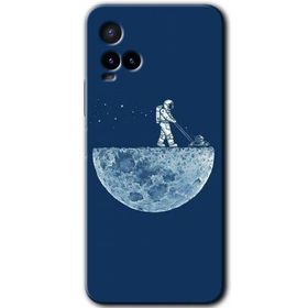 Vivo Y21 Uzay İşçisi Baskılı Uyumlu Silikon Kılıf