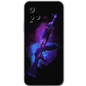 Vivo Y21S AK Baskılı Uyumlu Silikon Kılıf