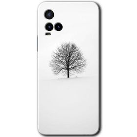 Vivo Y21S Alone Tree Baskılı Uyumlu Silikon Kılıf