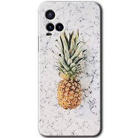 Vivo Y21S Ananas Baskılı Uyumlu Silikon Kılıf
