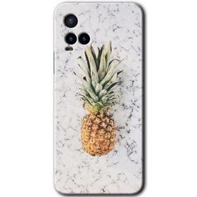 Vivo Y21S Ananas Baskılı Uyumlu Silikon Kılıf