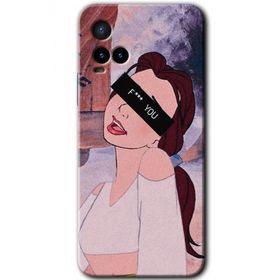 Vivo Y21S Bad Girl Baskılı Uyumlu Silikon Kılıf