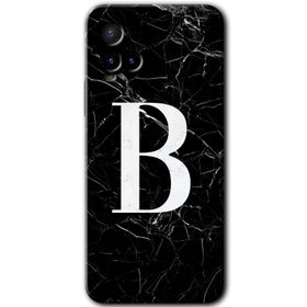 Vivo Y21S Beyaz Mermer Desenli U Harfi Baskılı Uyumlu Silikon Kılıf