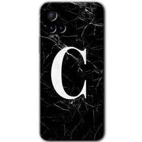 Vivo Y21S Beyaz Mermer Desenli U Harfi Baskılı Uyumlu Silikon Kılıf