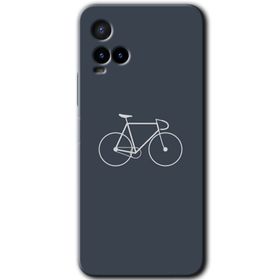 Vivo Y21S Bike Baskılı Uyumlu Silikon Kılıf