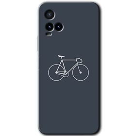 Vivo Y21S Bike Baskılı Uyumlu Silikon Kılıf
