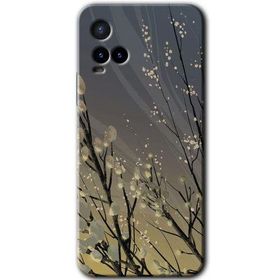 Vivo Y21S Branches Flowers Baskılı Uyumlu Silikon Kılıf