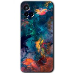 Vivo Y21S Color Storm Baskılı Uyumlu Silikon Kılıf