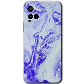 Vivo Y21S Cranny Liquid Wall Baskılı Uyumlu Silikon Kılıf