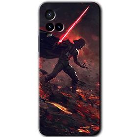 Vivo Y21S Darh Vader Wars Baskılı Uyumlu Silikon Kılıf