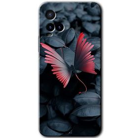 Vivo Y21S Dark Butterfly Baskılı Uyumlu Silikon Kılıf