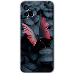 Vivo Y21S Dark Butterfly Baskılı Uyumlu Silikon Kılıf
