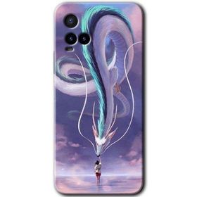 Vivo Y21S Dragon Snake Baskılı Uyumlu Silikon Kılıf