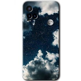 Vivo Y21S Gece Gökyüzü Baskılı Uyumlu Silikon Kılıf