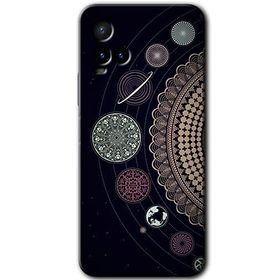 Vivo Y21S Gezegen Döngüsü Baskılı Uyumlu Silikon Kılıf
