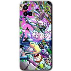 Vivo Y21S Graffiti Çizgi Film Baskılı Uyumlu Silikon Kılıf