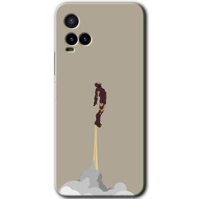 Vivo Y21S İronman Airport Baskılı Uyumlu Silikon Kılıf