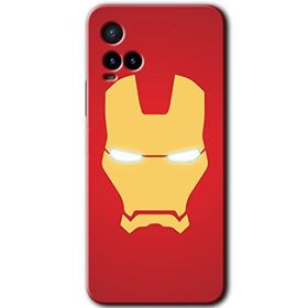 Vivo Y21S İronMan Baskılı Uyumlu Silikon Kılıf