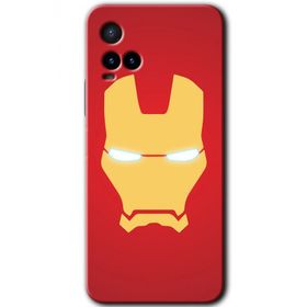 Vivo Y21S İronMan Baskılı Uyumlu Silikon Kılıf