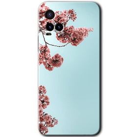 Vivo Y21S Japon Çiçeği Baskılı Uyumlu Silikon Kılıf