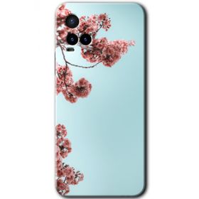 Vivo Y21S Japon Çiçeği Baskılı Uyumlu Silikon Kılıf