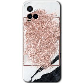 Vivo Y21S Kara Kedi Baskılı Uyumlu Silikon Kılıf
