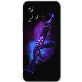 Vivo Y21S King Lion Baskılı Uyumlu Silikon Kılıf