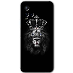 Vivo Y21S King Lion Baskılı Uyumlu Silikon Kılıf